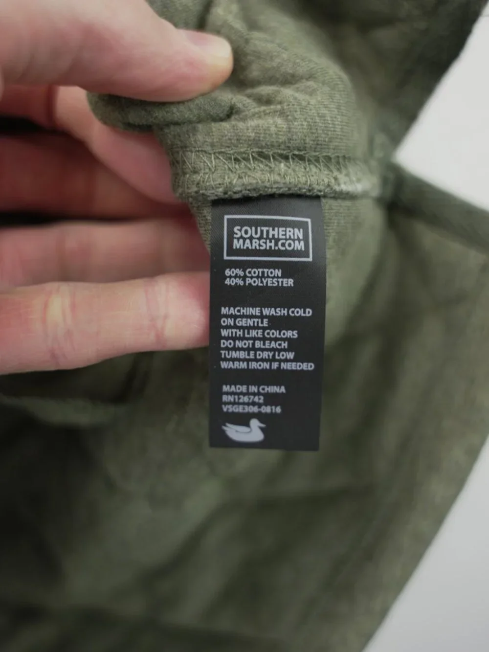 Southern Marsh Vest Mens L Olive Green Quilted‎ Outdoor Pockets Casual Preppy - Picture 7 of 10